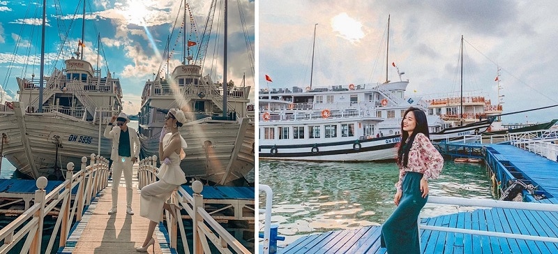 Bạn có thể ngắm toàn cảnh thành phố Hạ Long từ đây